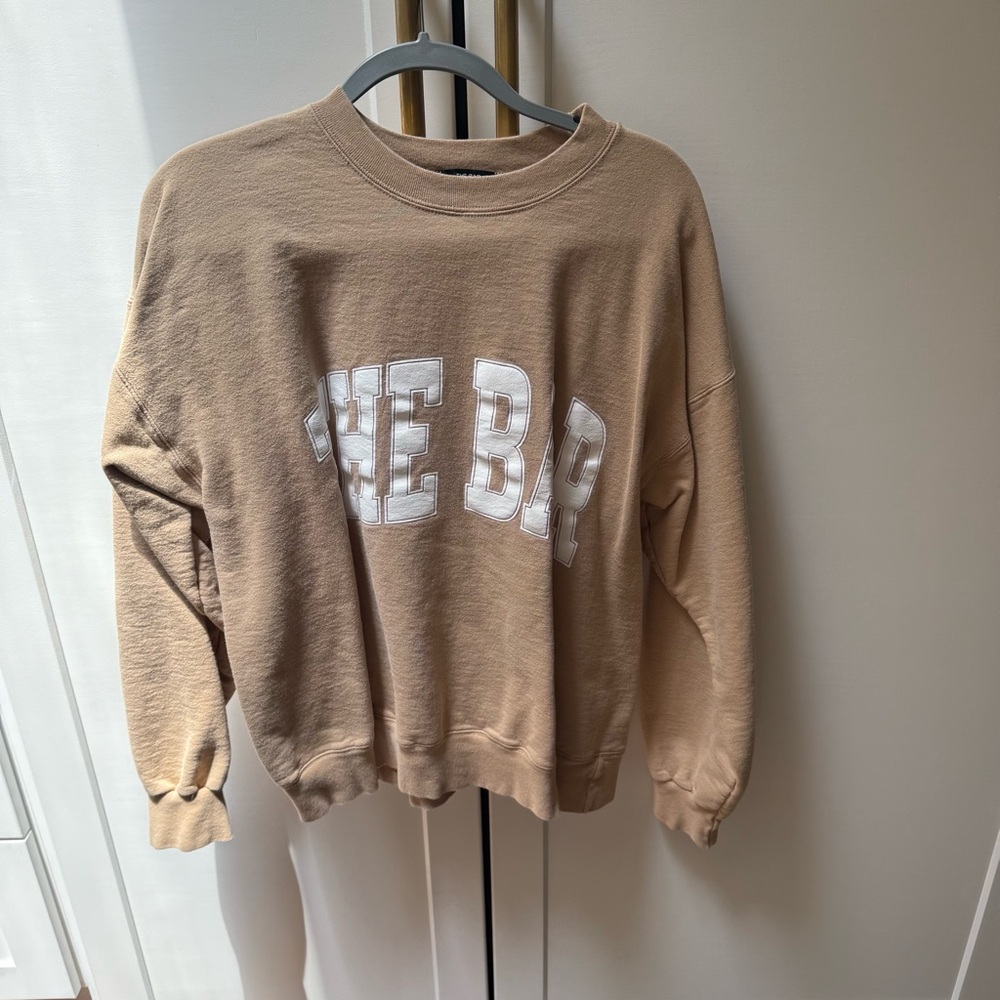 The Bar Tan Sweatshirt